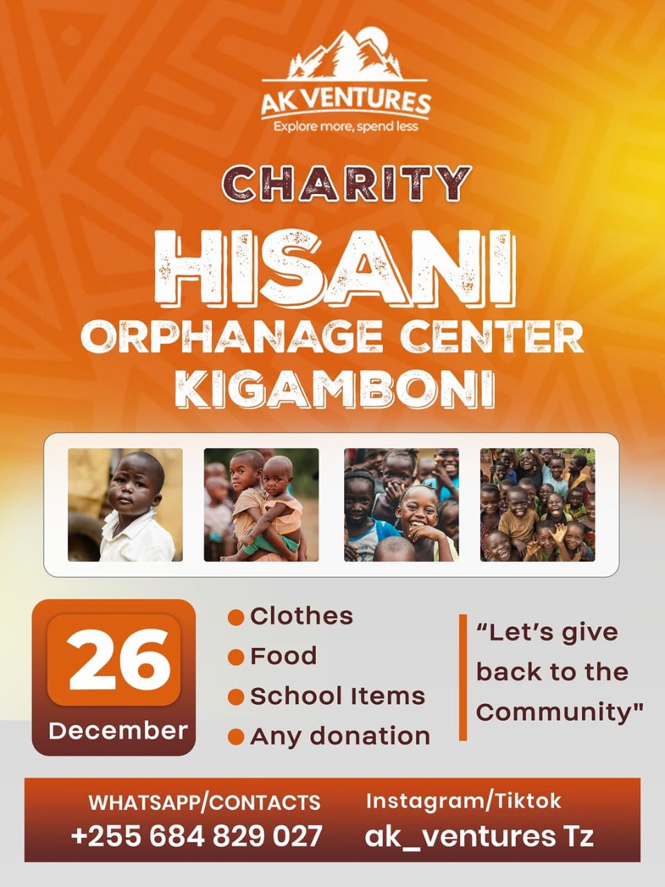 AK VENTURES CHARITY EVENT